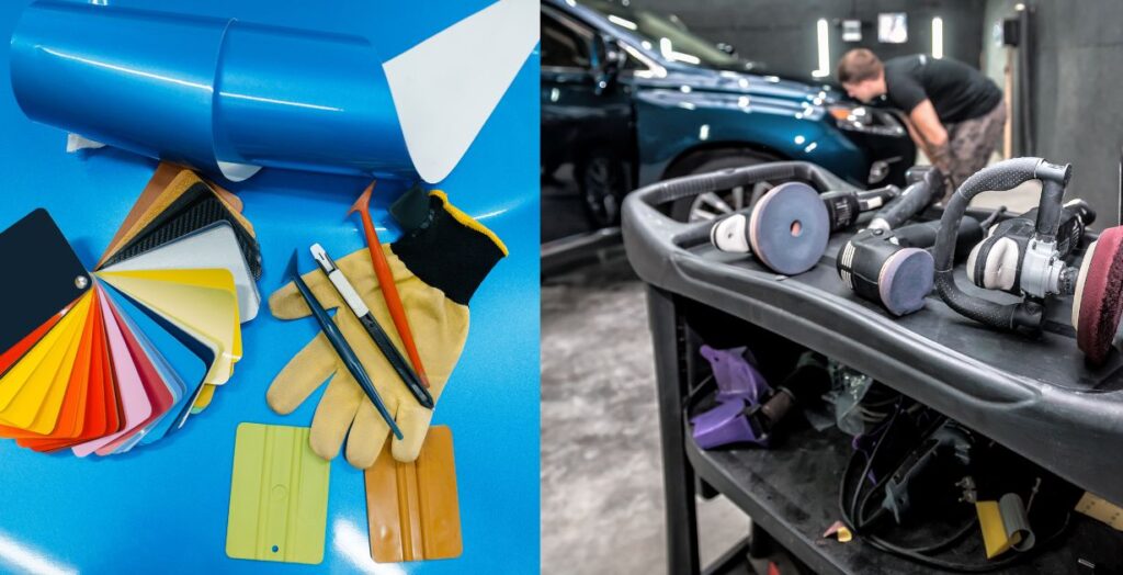 car detailing tools